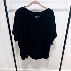 torrid SUPER SOFT rib knit crop black